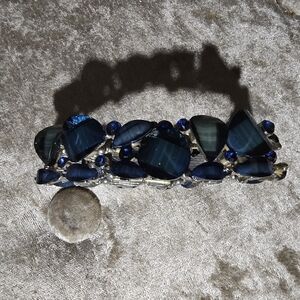 Blue Gemstone Bracelet